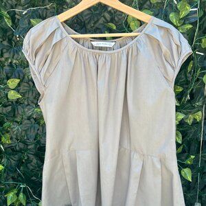 ZARA Woman, Beige Cotton Blouse